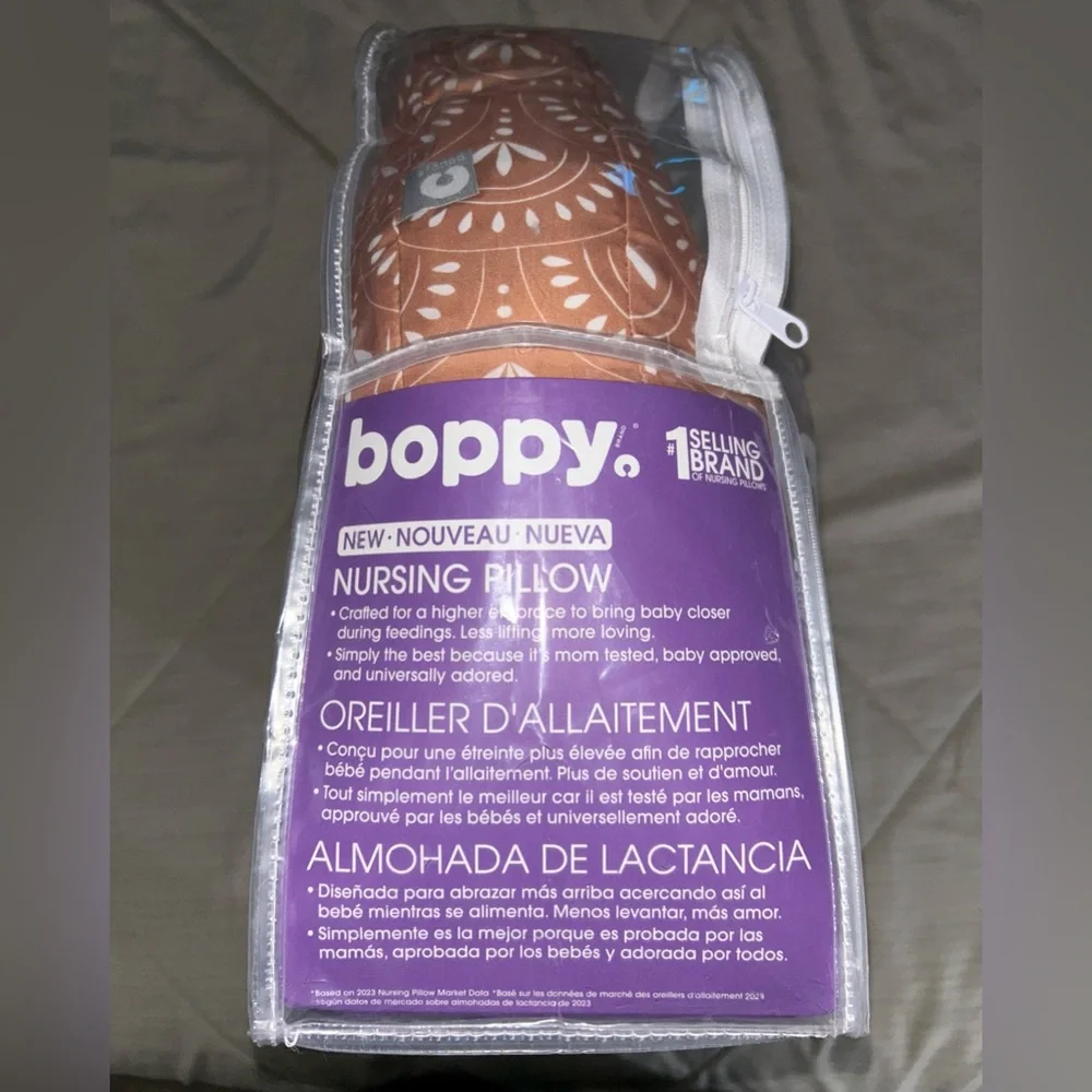 Boppy Nursing Pillow in Clay Boho Arches Motif - Picture 4 of 7